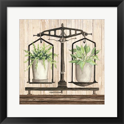 Framed Farmhouse Finds III Print