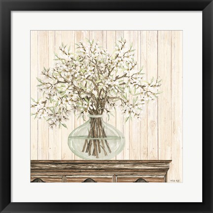 Framed Apple Blossoms Print