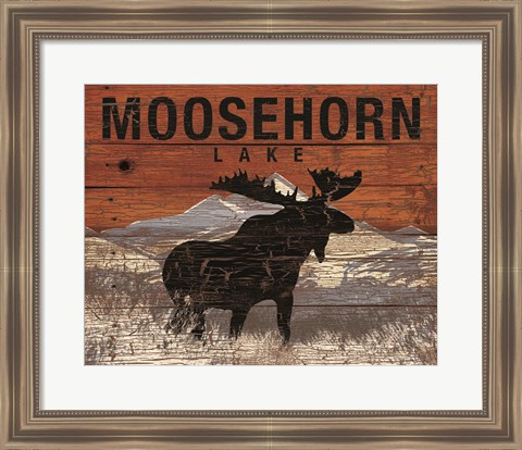 Framed Moosehorn Lake Print