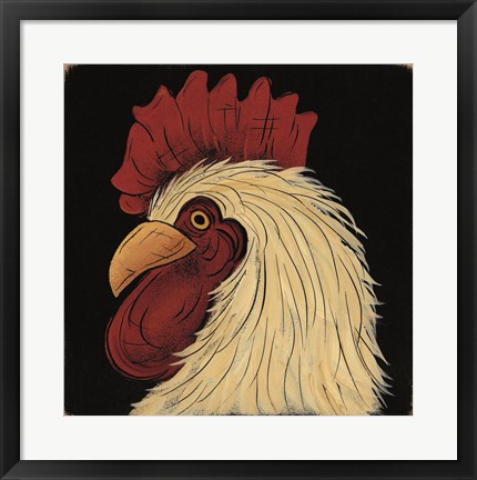 Framed Mr. Rooster Print