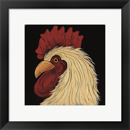 Framed Mr. Rooster Print