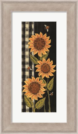 Framed Farmhouse Sunflowers II Print