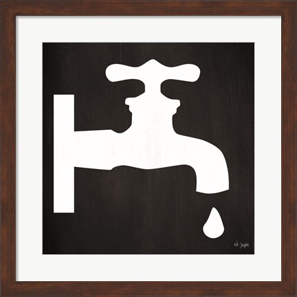 Framed Faucet Drip Print