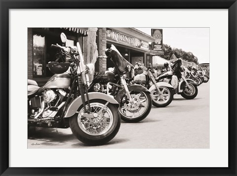 Framed Bike Week Print