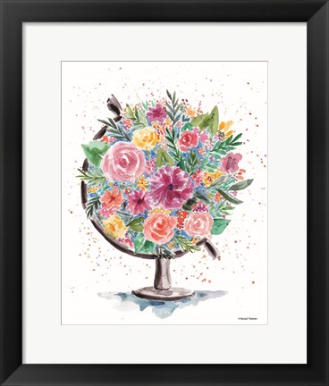 Framed Flower Globe Print