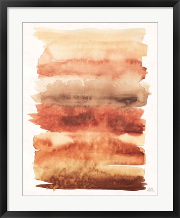 Framed Desert Blooms Abstract I Fall Print