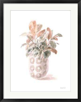 Framed Modern Flora II Print