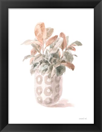 Framed Modern Flora II Print