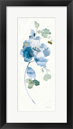 Framed Blues of Summer III Gilded Panel Print