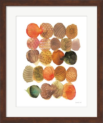 Framed Fall Circle Stories III Print