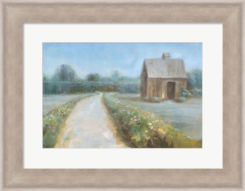 Framed Road to the Fields Print