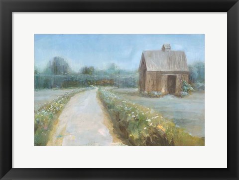 Framed Road to the Fields Print