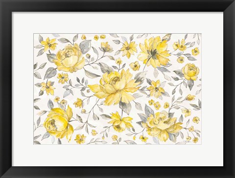 Framed Sunny Roses IV Print