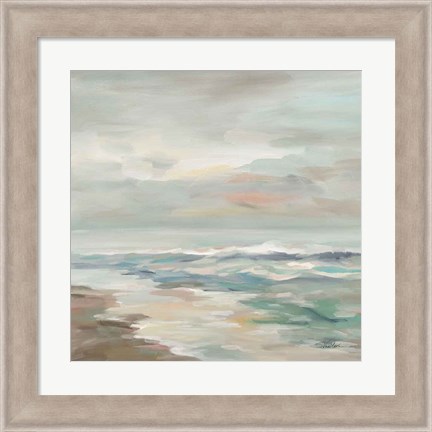 Framed Pastel Tide Print