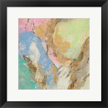 Framed Retro Jewel Tones II Print