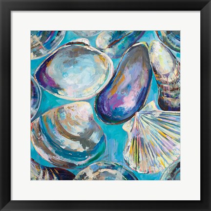 Framed Salt Water Finds Print