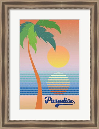 Framed Paradise Print