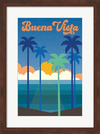 Framed Buena Vista Print