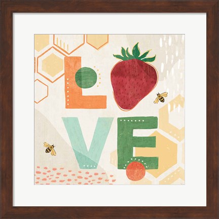 Framed Fruit Frenzy VIII Print