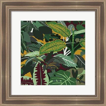 Framed Jungle Safari I Print