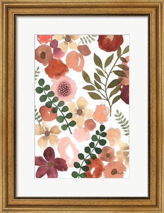 Framed Garden Dance III Print