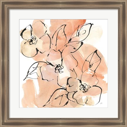 Framed Terracotta Neutrals II Print