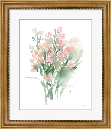 Framed Vibrant Blooms II Print