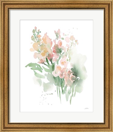 Framed Vibrant Blooms I Print