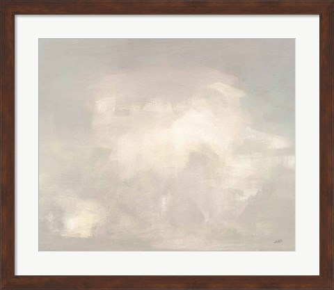 Framed Ashore Clouds Neutral Print