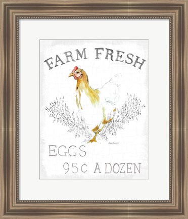 Framed Farm Fresh Enamel v2 Print