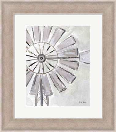 Framed Farmhouse Windmill Print