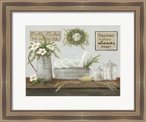 Framed Fresh Towels Print