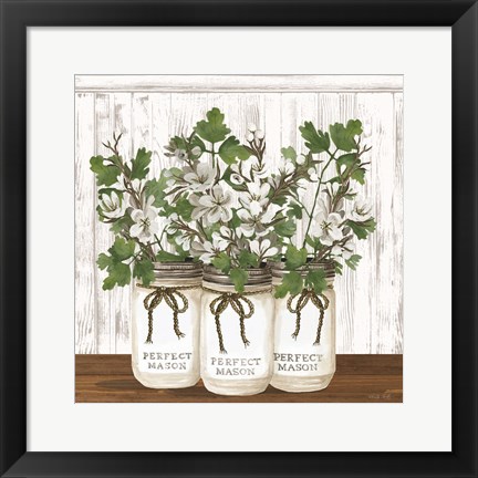 Framed Apple Blossom Trio Print