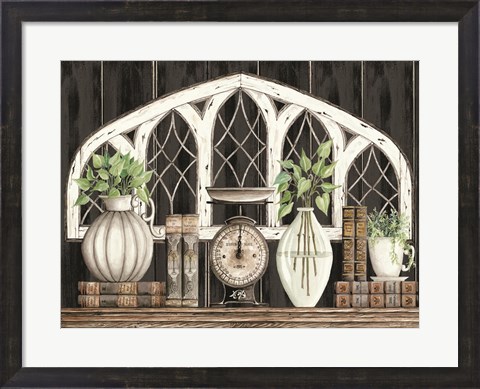 Framed Farmhouse Dresser Print