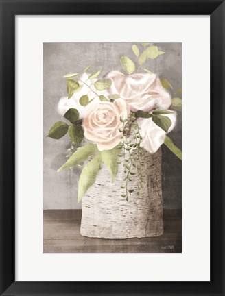 Framed Floral Birch Print