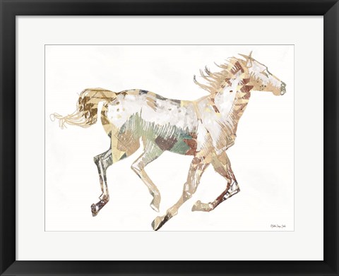 Framed Navajo Horse 1 Print