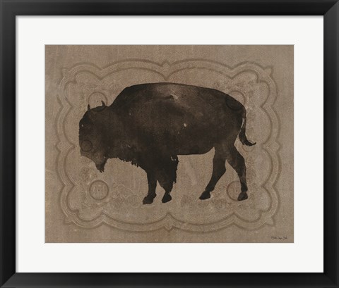 Framed Buffalo Impression 2 Print