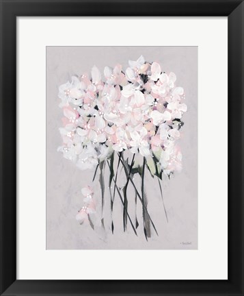 Framed Romantic Floral I Print