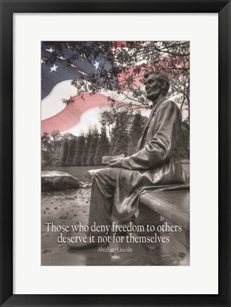 Framed Freedom to Others Print