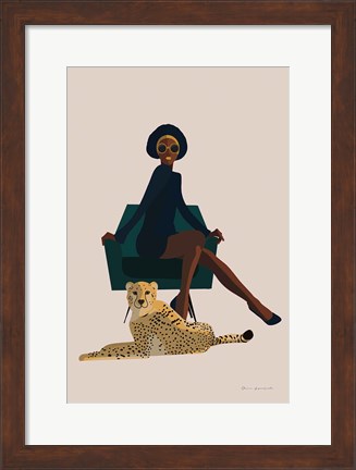 Framed Wild Lounge II Print