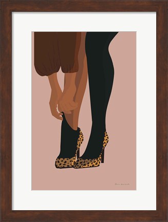 Framed Gorgeous Wild II Print