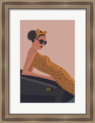 Framed Gorgeous Wild I Print