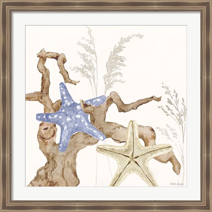 Framed Soft Shores II Print