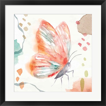 Framed Winged Whisper II Print