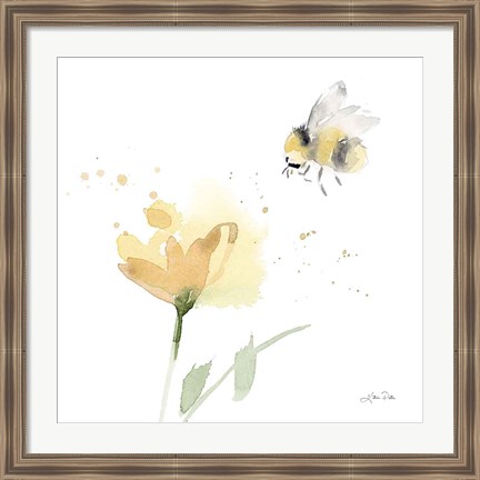 Framed Sunflower Meadow V Print