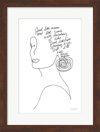 Framed Still I Will Rise Print