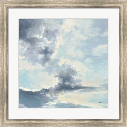 Framed Cool Evening Clouds Print