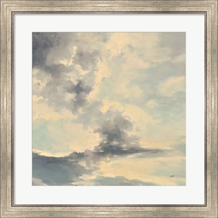 Framed Warm Evening Clouds Print