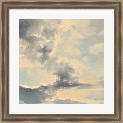 Framed Warm Evening Clouds Print