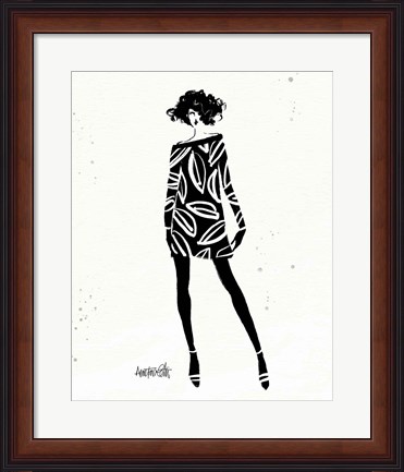 Framed Style Sketches IV Print